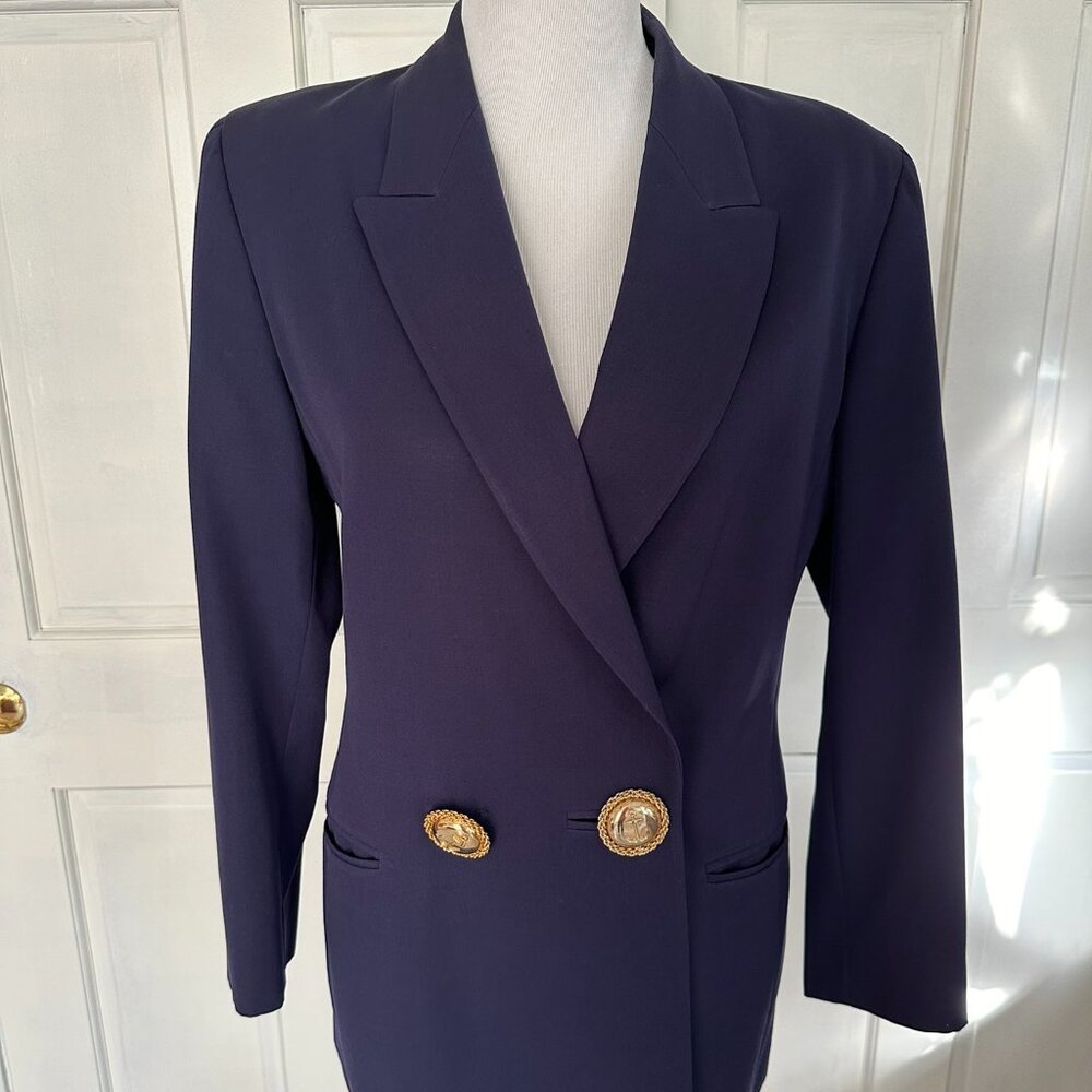 Ladies Navy 2-piece Suit by Genny